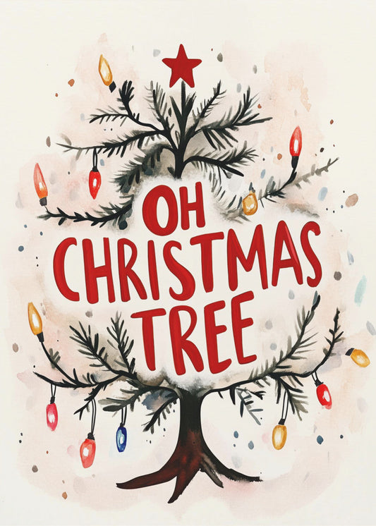 Festliches Baumglühen | Poster