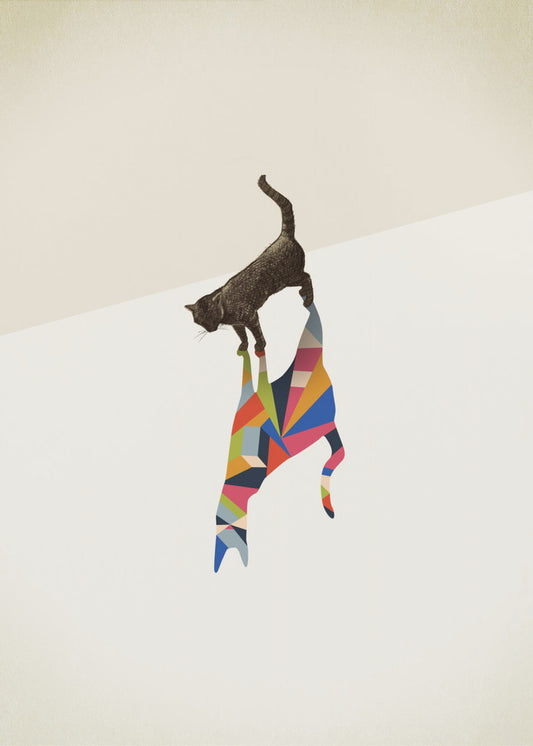 Gehender Schatten, Katze | Poster