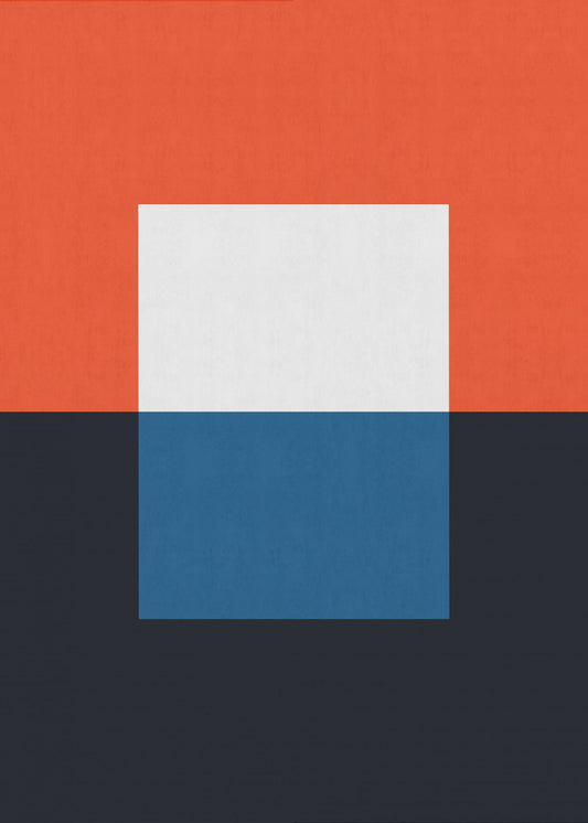Blau und Rot 3 | Leinwand