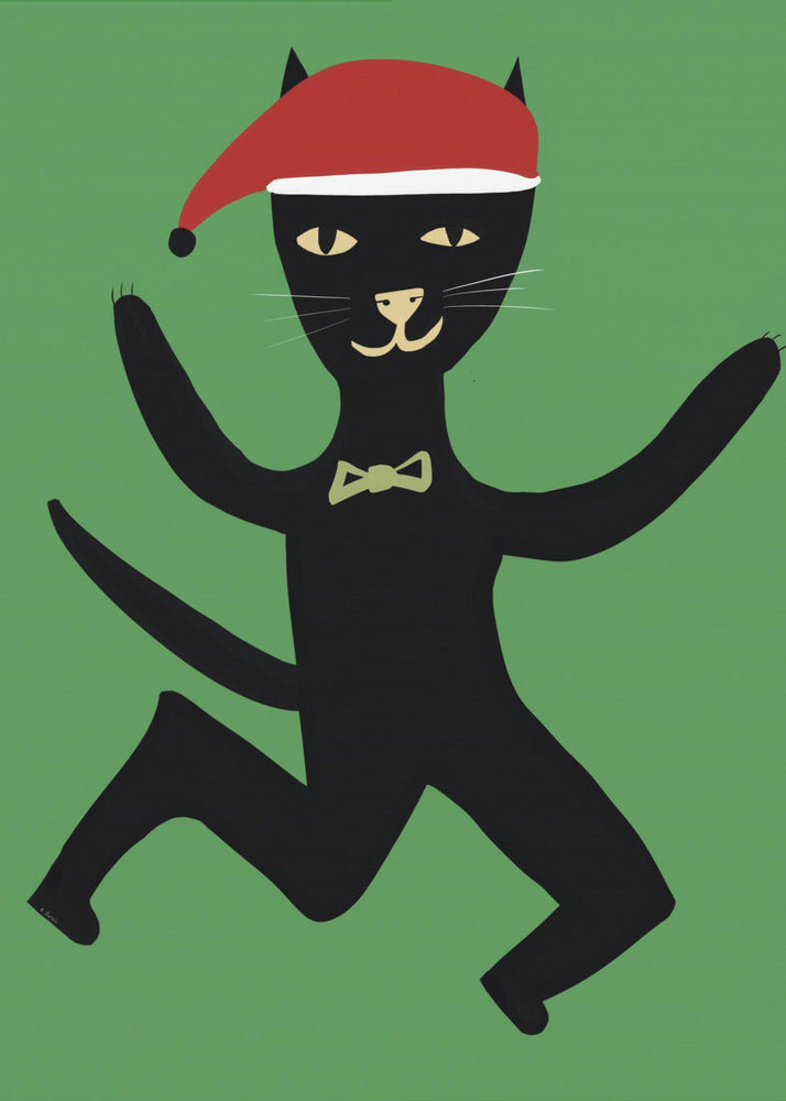 Weihnachtskatze | Poster