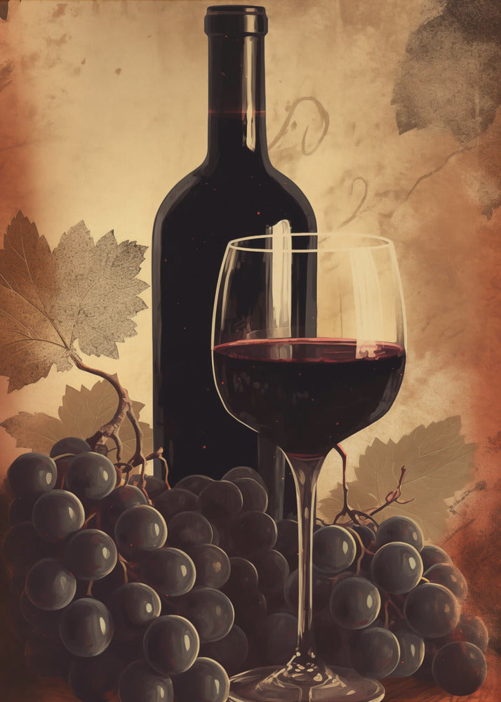 Rotwein Nr. 2 | Poster
