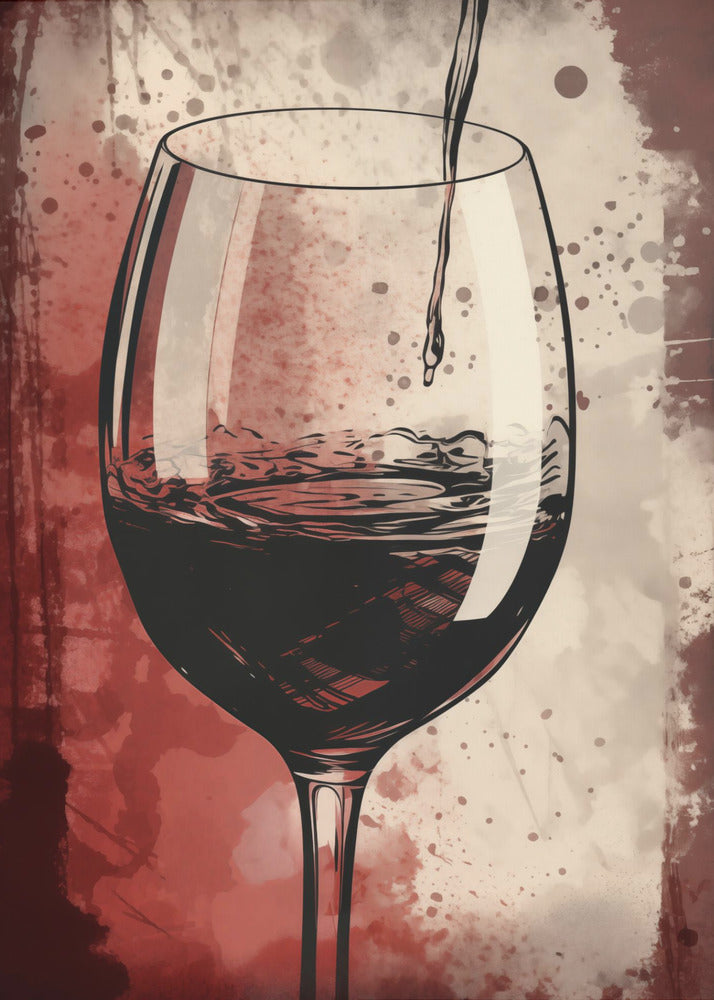 Rotwein Nr. 5 | Poster
