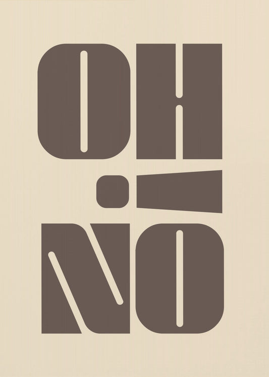 Oh nein! | Leinwand