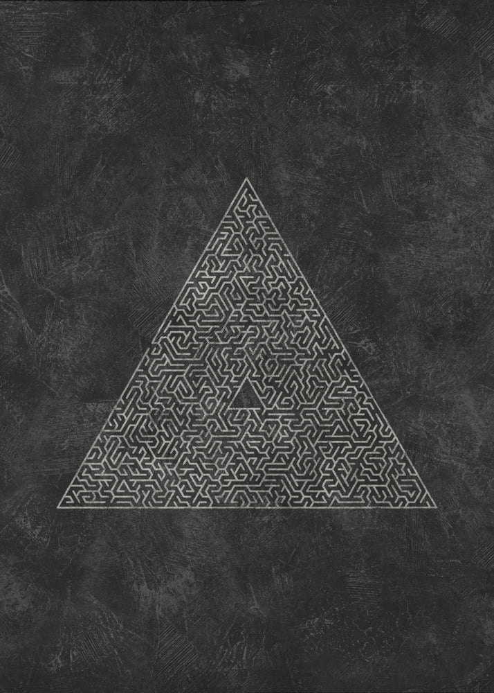 Flucht aus dem Pyramidenlabyrinth | Leinwand