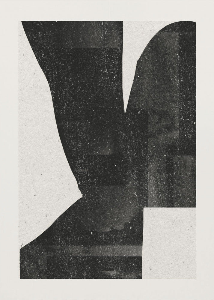Dunkle Silhouettenform | Leinwand