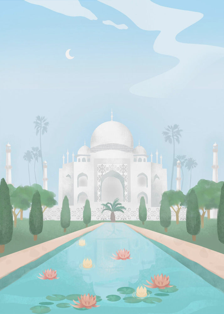 Taj Mahal, Indien | Leinwand