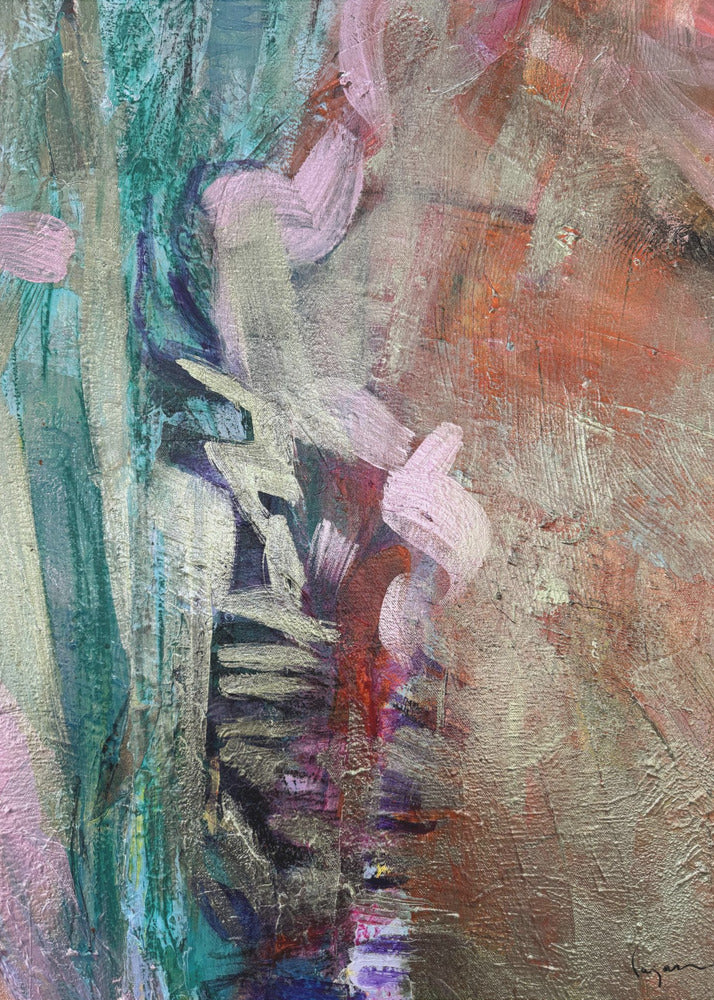 Mystische Pinselstriche | Leinwand