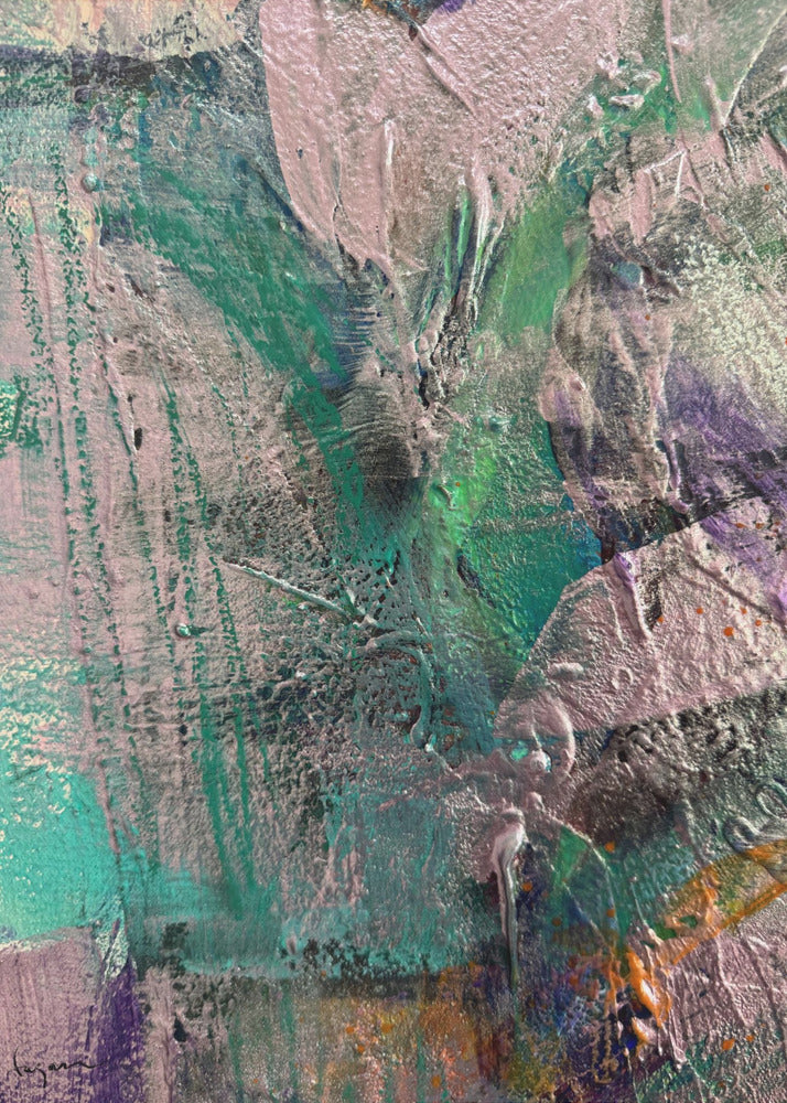 Echos der kristallisierten Seele | Leinwand