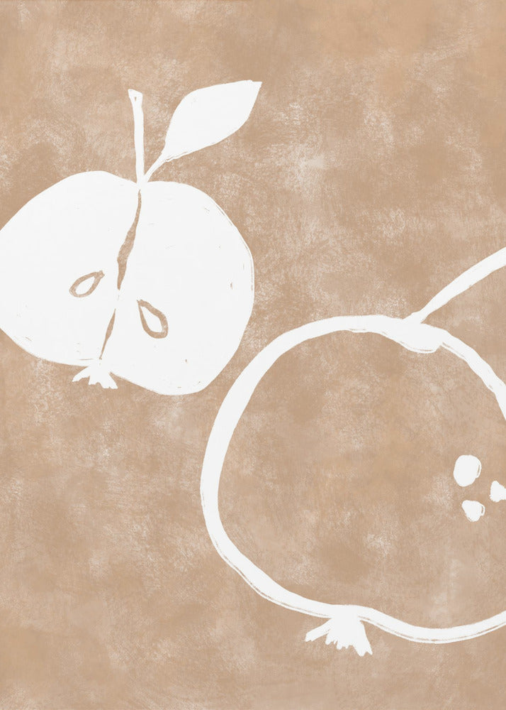 Obst-Silhouetten | Poster