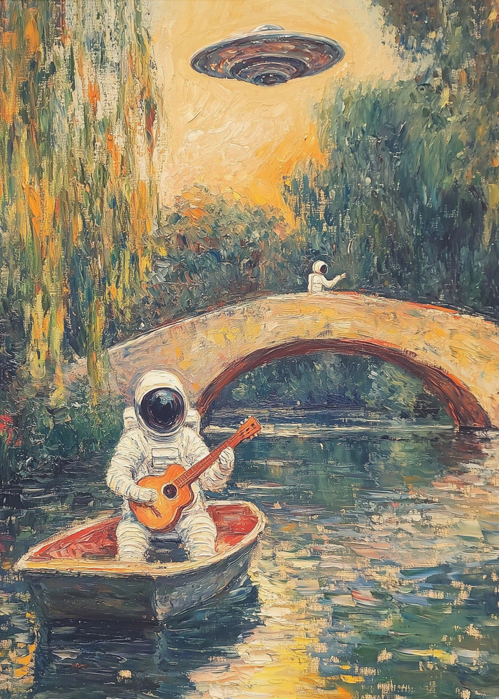 Ballade zum Fluss | Leinwand