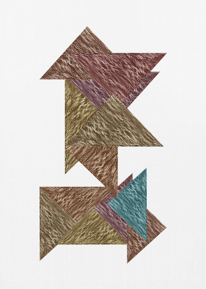 Mokka Textural Abstract 1 | Poster