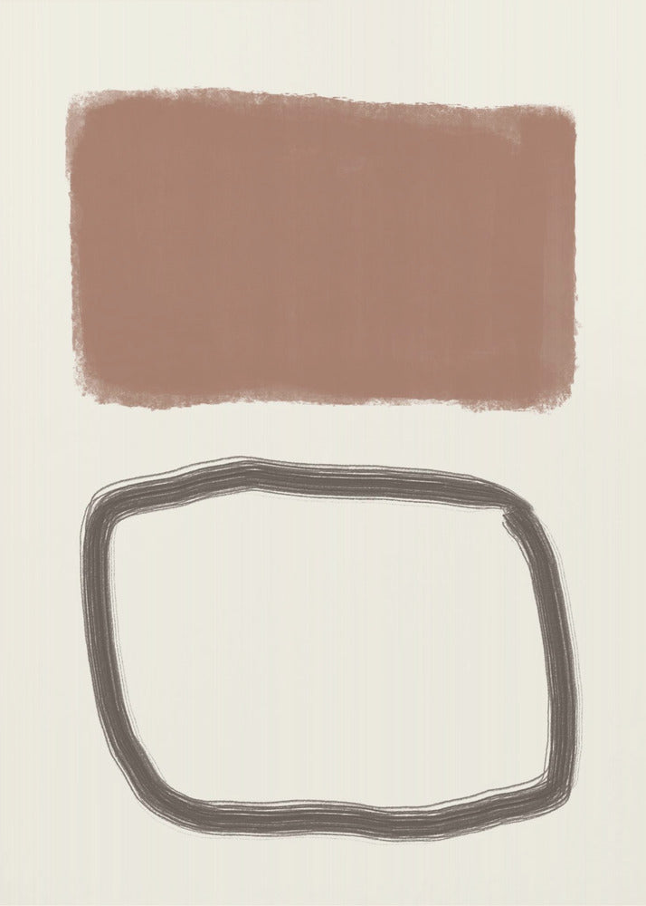 Minimalistisches abstraktes Design | Leinwand
