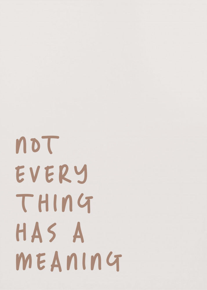 No Meaning | Canvas