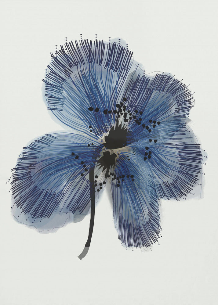 Blue Flower 1 | Canvas