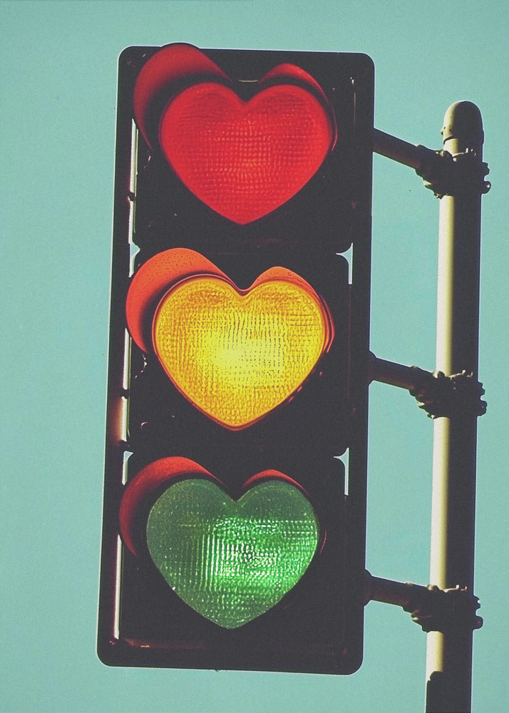 Verliebte Ampel | Poster