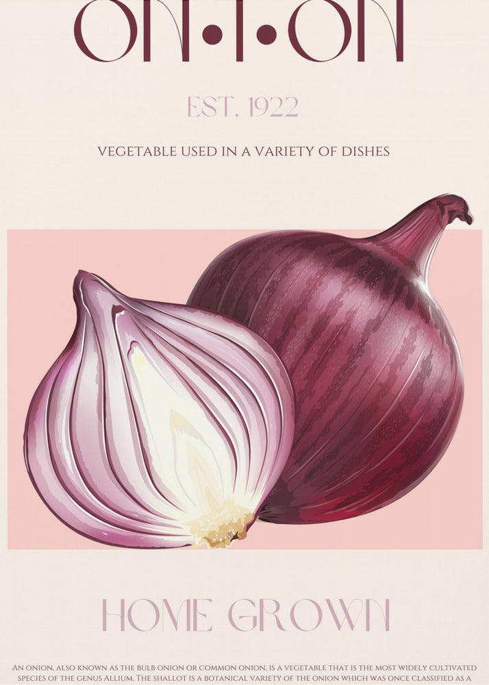Onion Elegance | Canvas