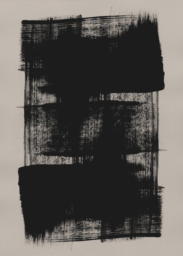 Abstrakte Pinselstriche 180Y | Leinwand