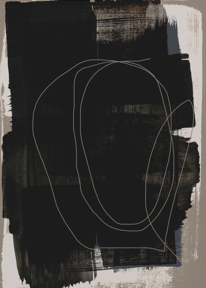 Abstract Brush Strokes 180Z | Poster