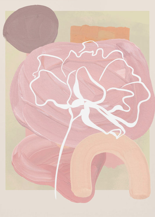 Abstrakte Blüten | Poster