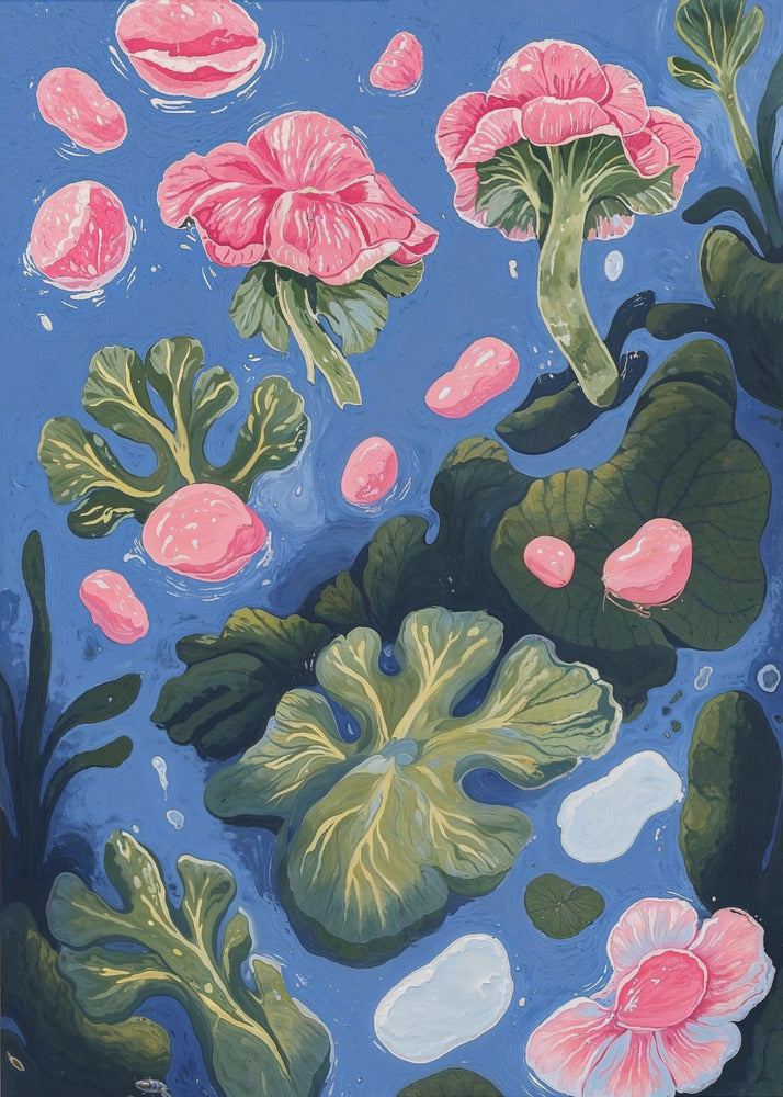 Schwebende Blüten | Leinwand