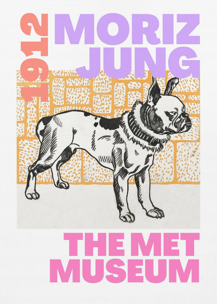 Skizze einer Bulldogge | Poster