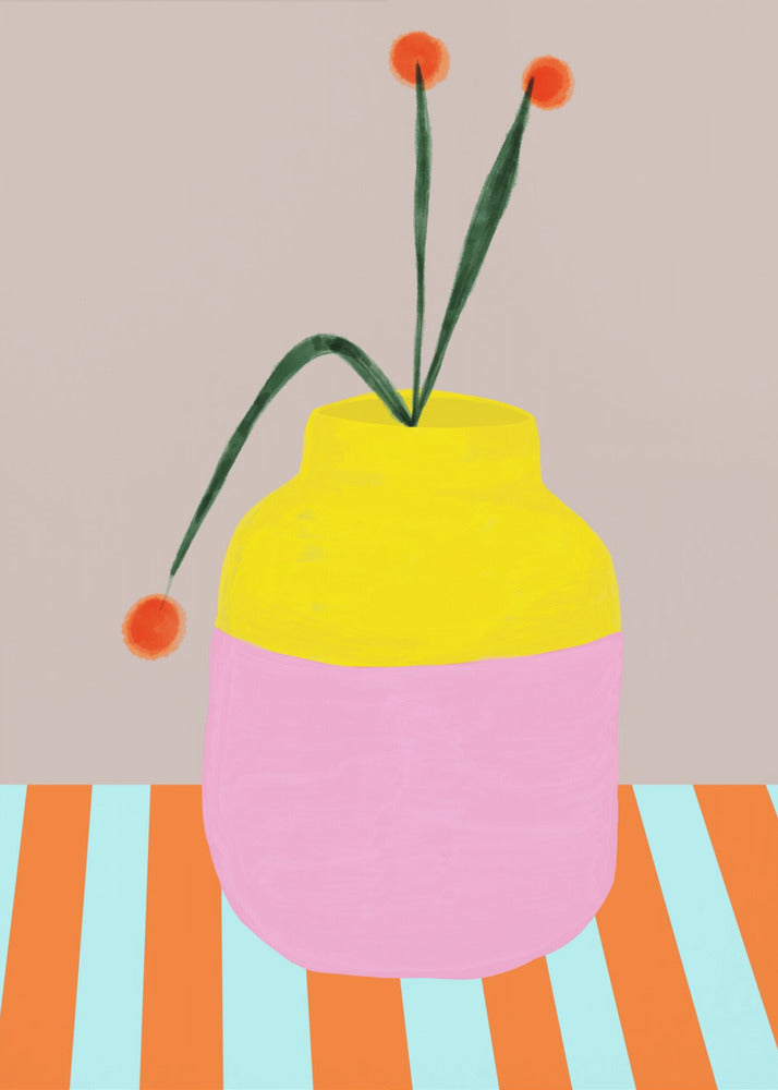 Bold Vase Blooms | Poster