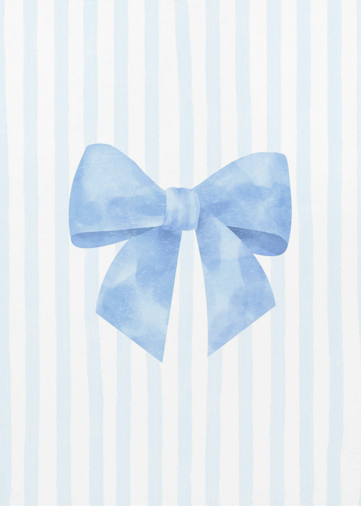 Blue Ribbon Elegance | Leinwand