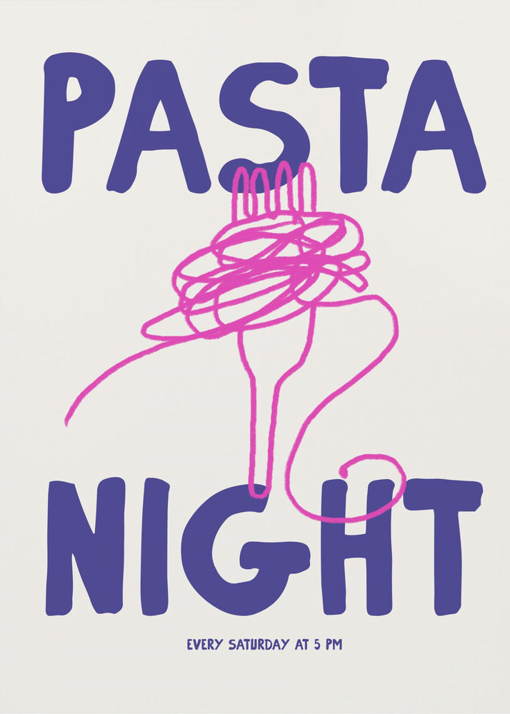 Pasta-Feier | Leinwand