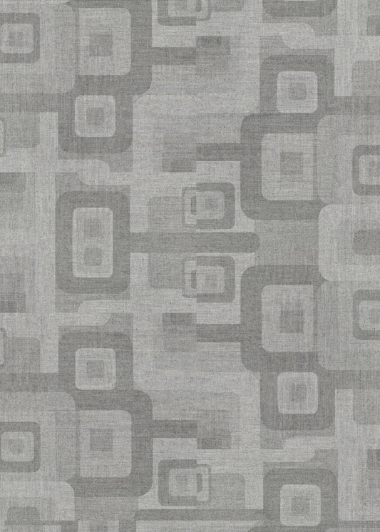 Retro Geometrischer Fluss | Poster