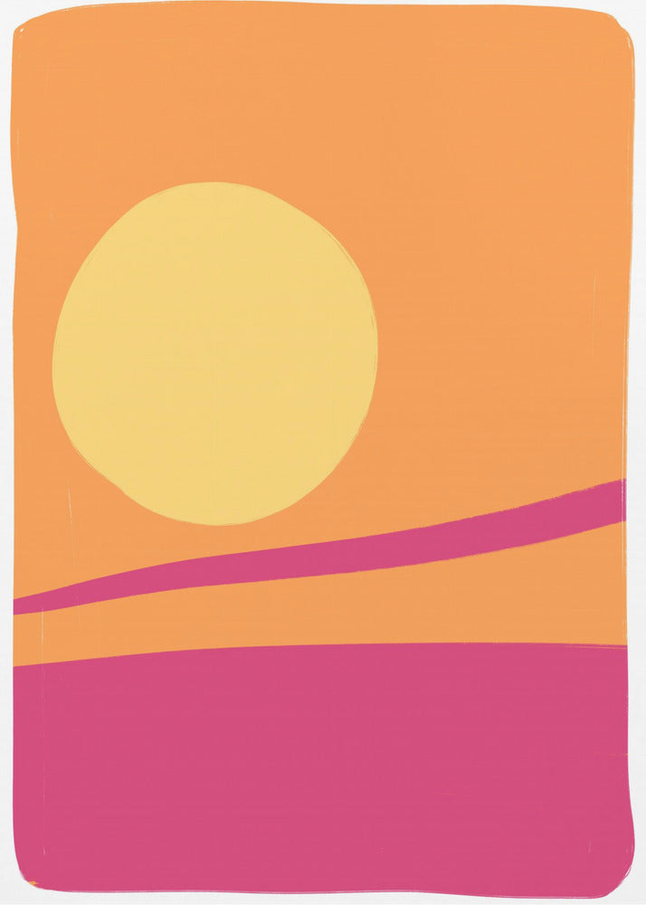 Lebendiges Sonnenuntergangsglühen | Poster