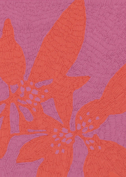 Lebendiger Blütentanz | Poster