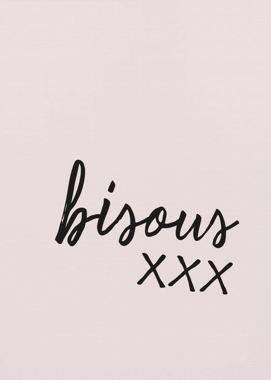 Bisous | Leinwand