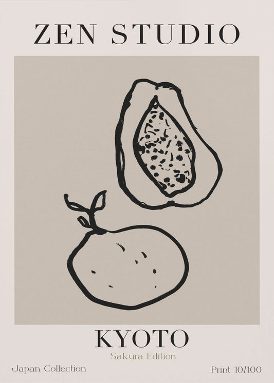 Zen-Fruchtessenz | Poster