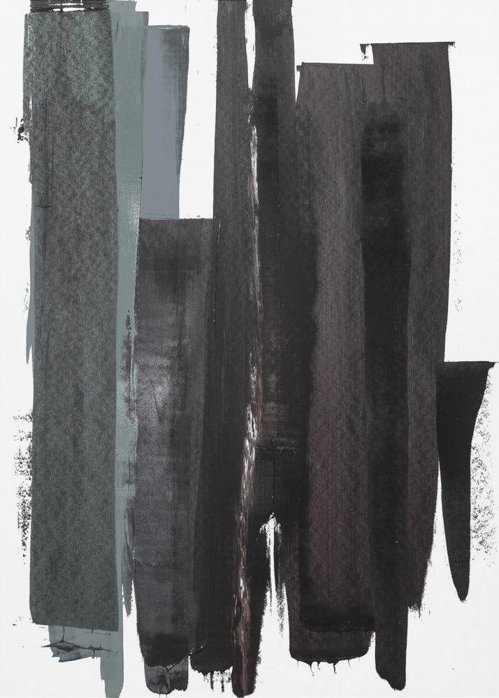 Stark Vertical Flow | Leinwand