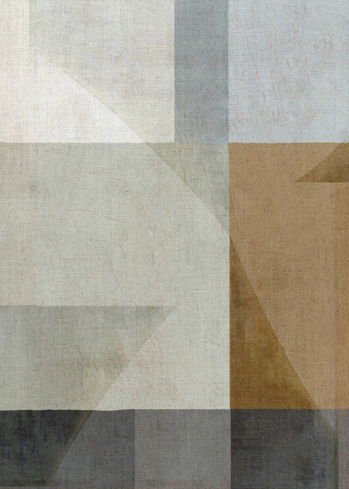 Gedämpfte geometrische Formen | Leinwand