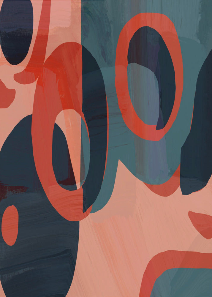 Geometrische Formen und leuchtende Farben | Poster