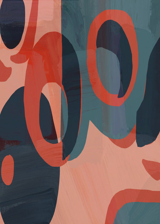 Geometrische Formen und leuchtende Farben | Poster