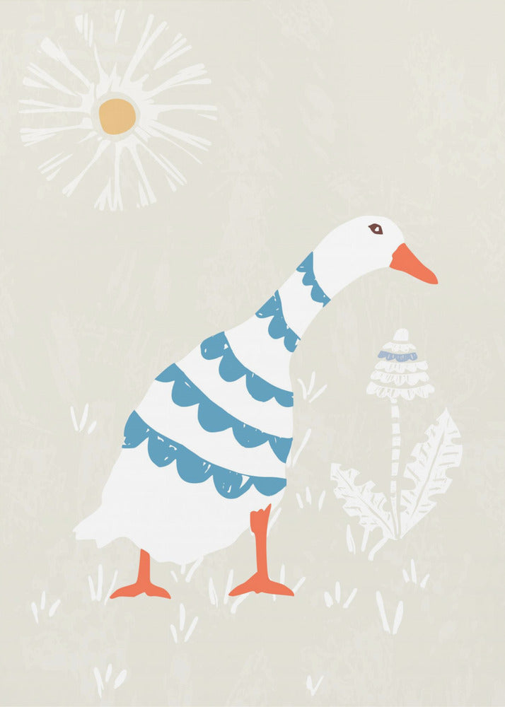 Goslings In The Sunshine | Canvas