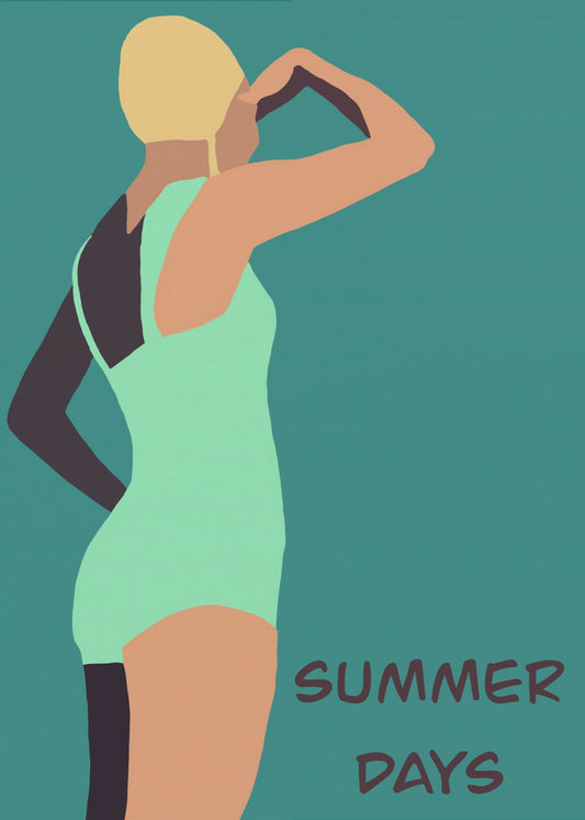 Vintage Schwimmer Poster | Poster