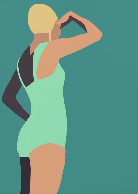 Vintage Schwimmer Poster | Poster