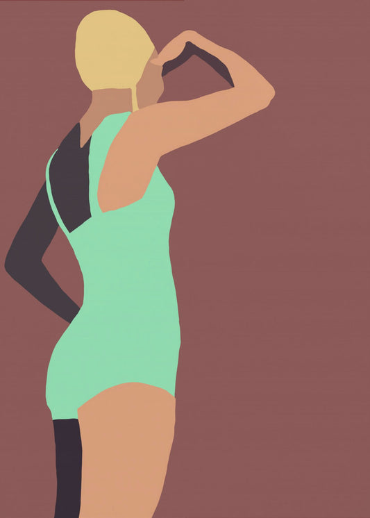 Vintage Schwimmer Poster | Poster