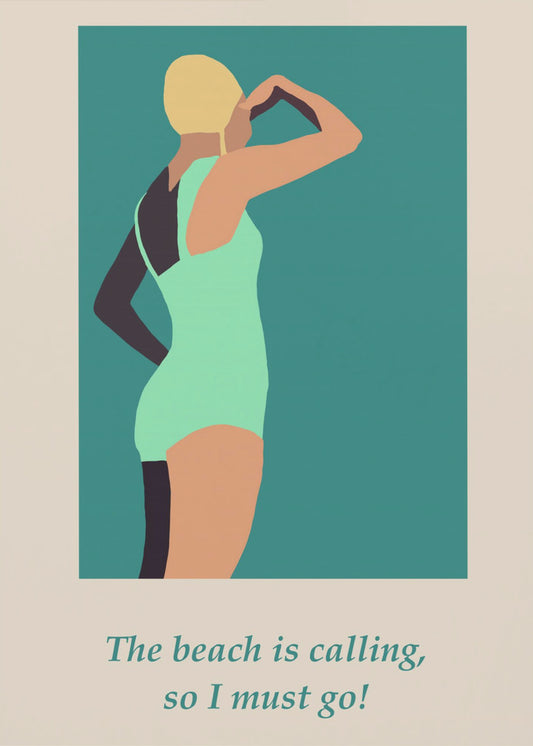 Vintage Schwimmer Poster | Poster