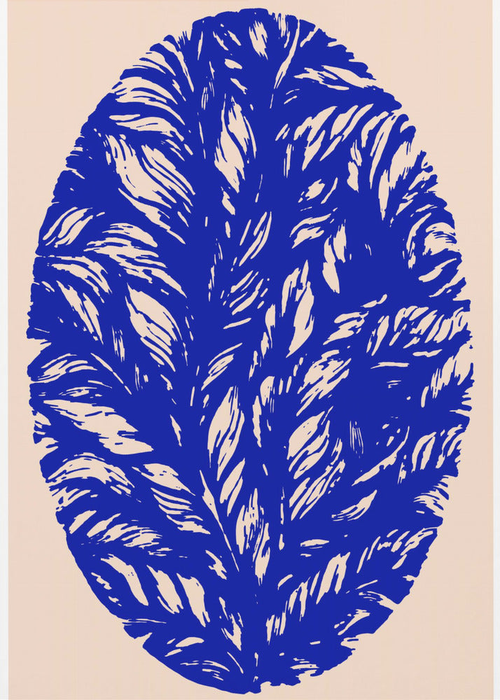 Indigo Bloom Orb | Leinwand