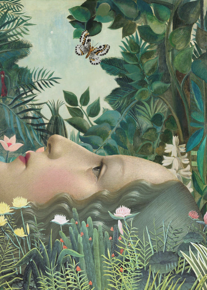 Giovanna im tropischen Garten | Poster