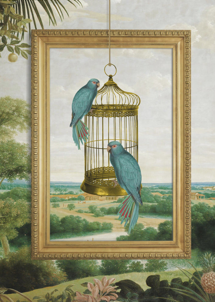 Der goldene Ausblick | Poster