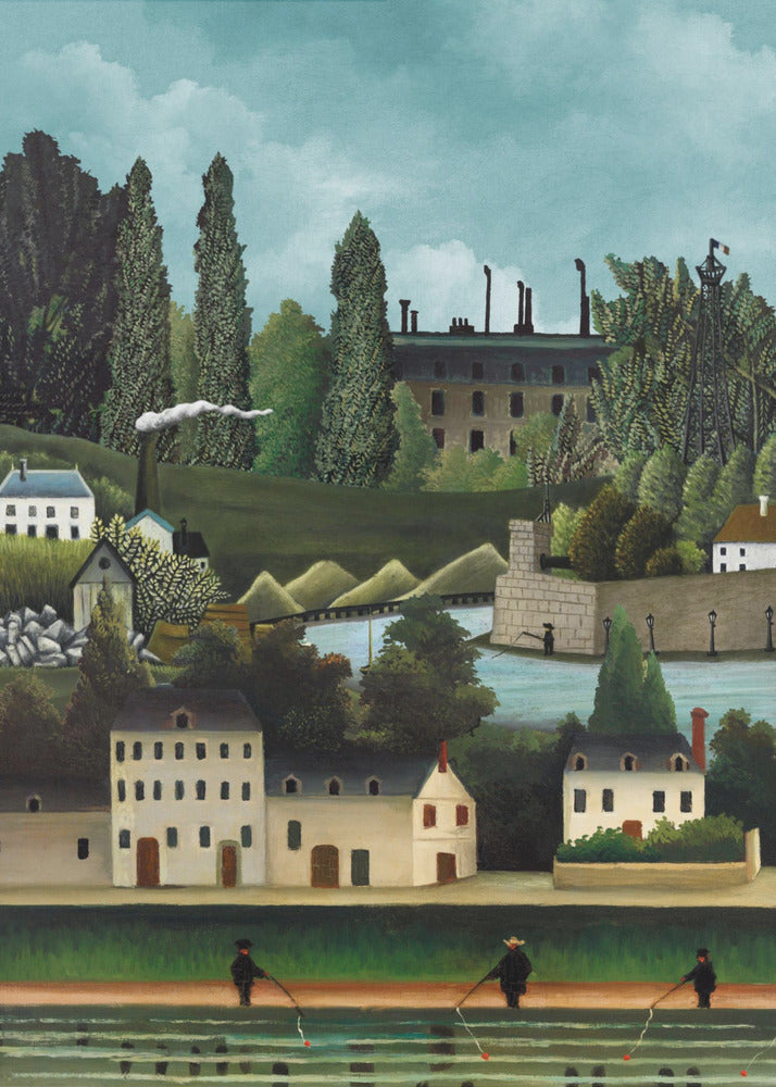 Henri Rousseau Kunst kombiniert | Leinwand