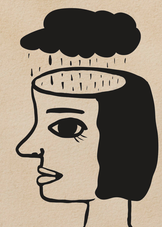 Sauberes Gehirn, alles weggespült. | Poster