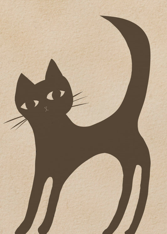Braune Katze | Poster