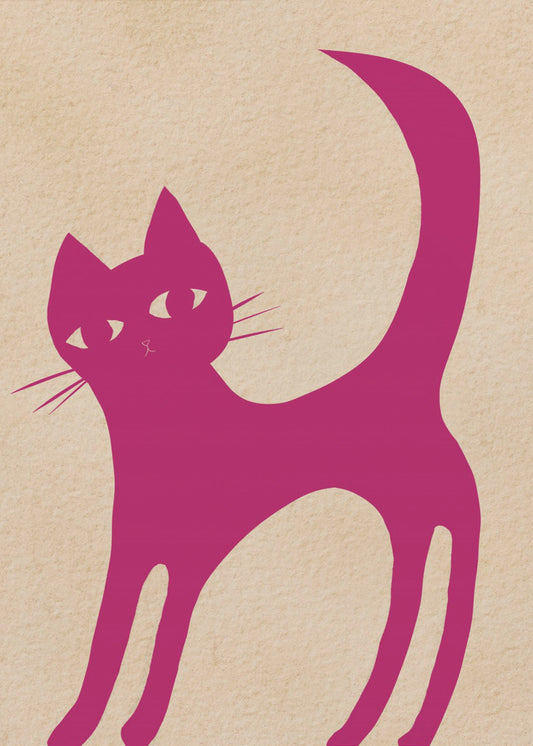 Rosa Katze | Poster