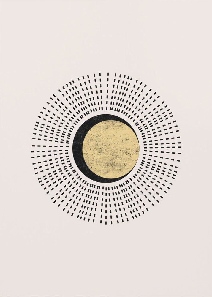 Minimalistische Sonne | Poster